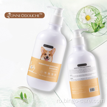 Șampon liniștitor sensibil pentru câini, formulat în Italia